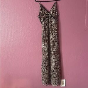 Leopard Print Maxi Dress